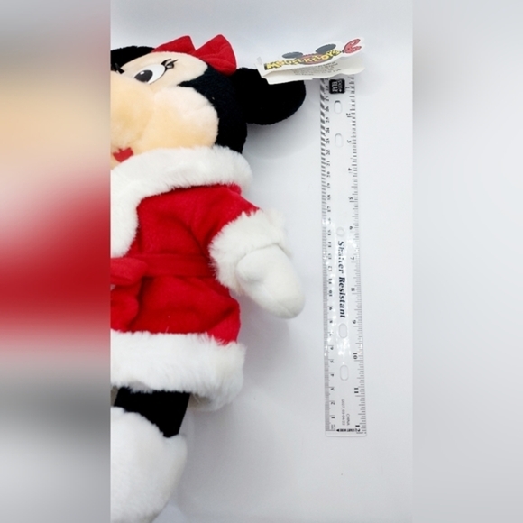 Vintage Minnie Mouse Plush Toy~Mouseketoys "Santa Minnie" Stuffed Tag‎ - Picture 6 of 6